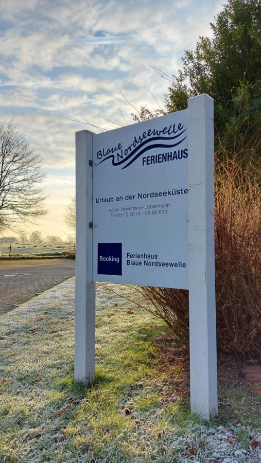 Ferienhaus Blaue Nordseewelle Villa Esens Eksteriør bilde